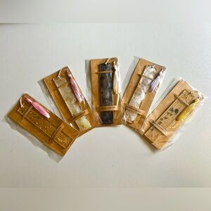 Handcrafted Resin Bookmark Set
